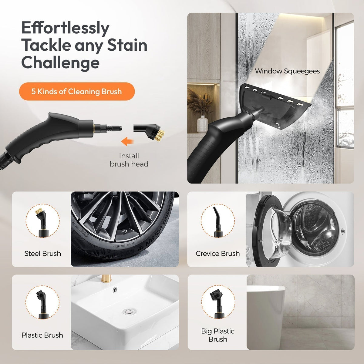 Portable Handheld Steam Cleaner
