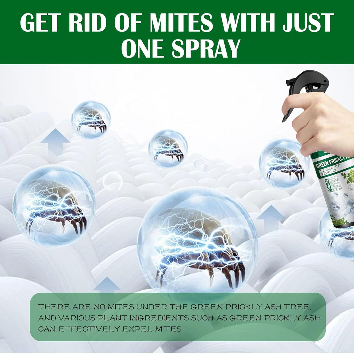 Green Prickly Ash Mint Mite Removal Spray